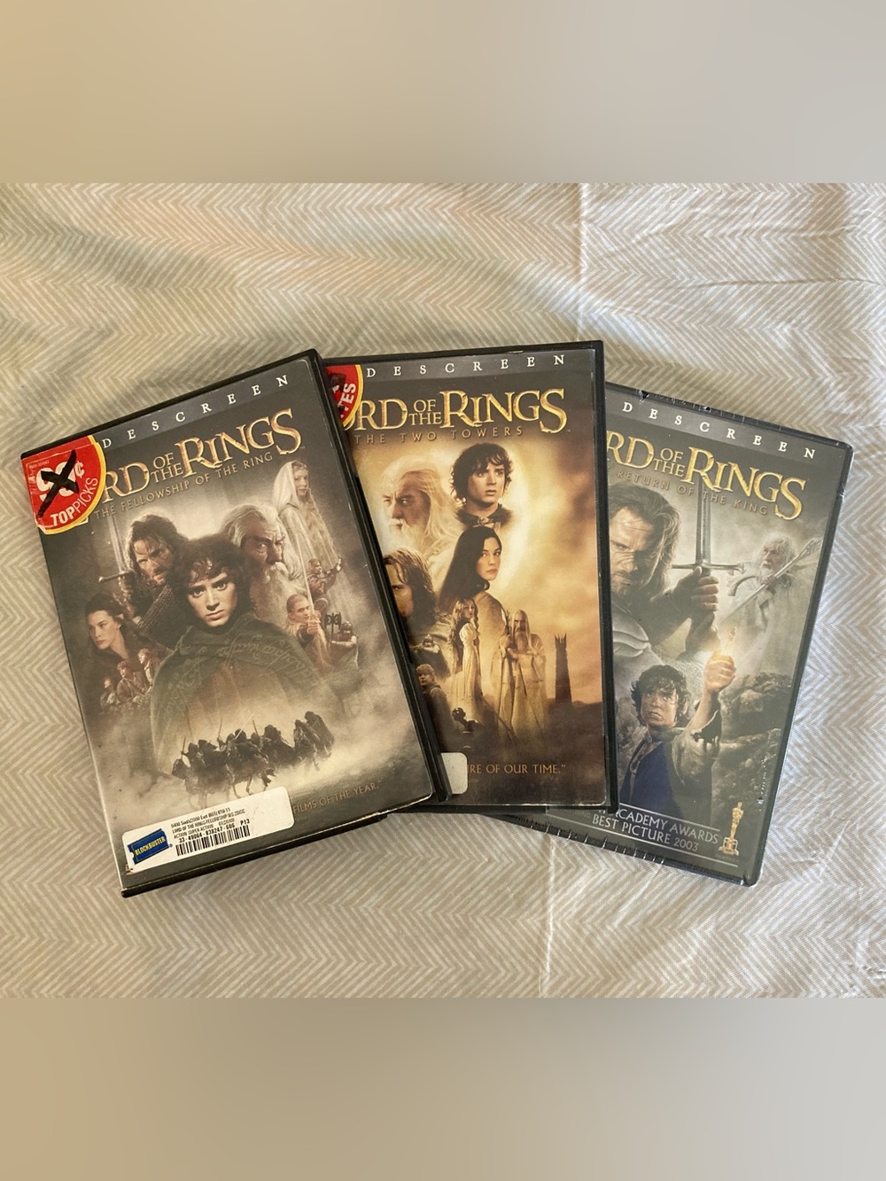 The Lord of the Rings Trilogy DVD Collection. All 3 movies!